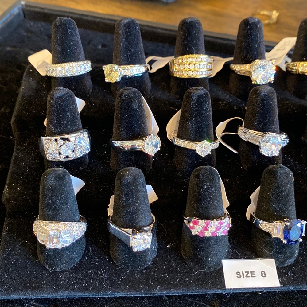 Sterling Silver Rings - Many Options - Sizes 8 - 8.75